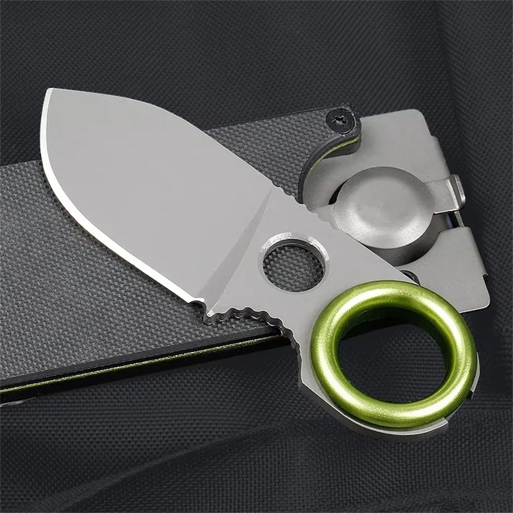 Edc Pocket Carry Fixed Blade - Mini EDC Nóż Pierścieniowy ze Stałą