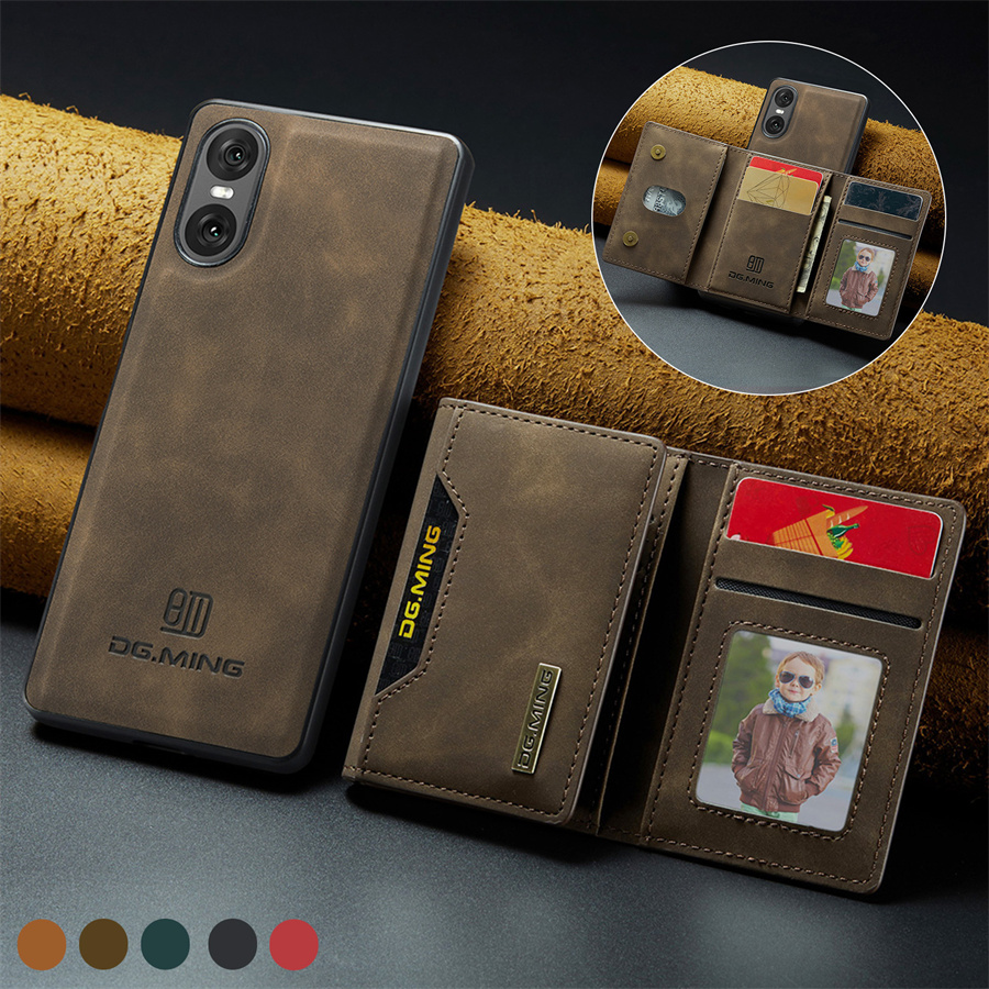 Money Clip Magnetic - Luksusowe magnetyczne skórzane etui z portfelem