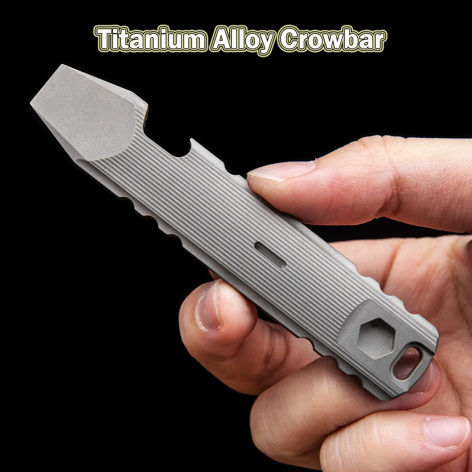 Titanium Pry Bar - 9.4CM łom ze stopu tytanu wielofunkcyjny