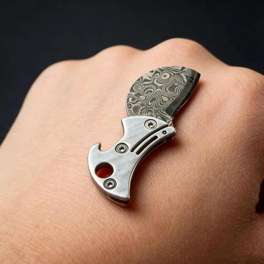 Edc Every Day Carry おもちゃ - Przenośny otwieracz do butelek z tytanu,