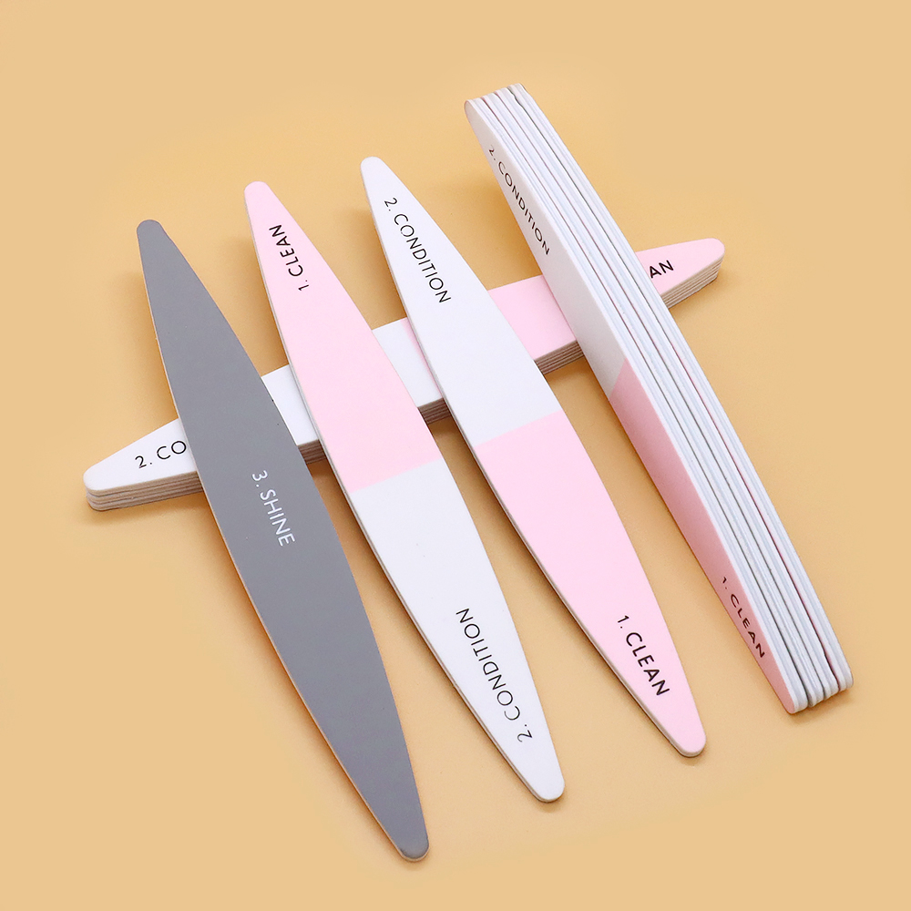 Nail File Titanium - 30 szt. Trójstronnych pilników do paznokci,