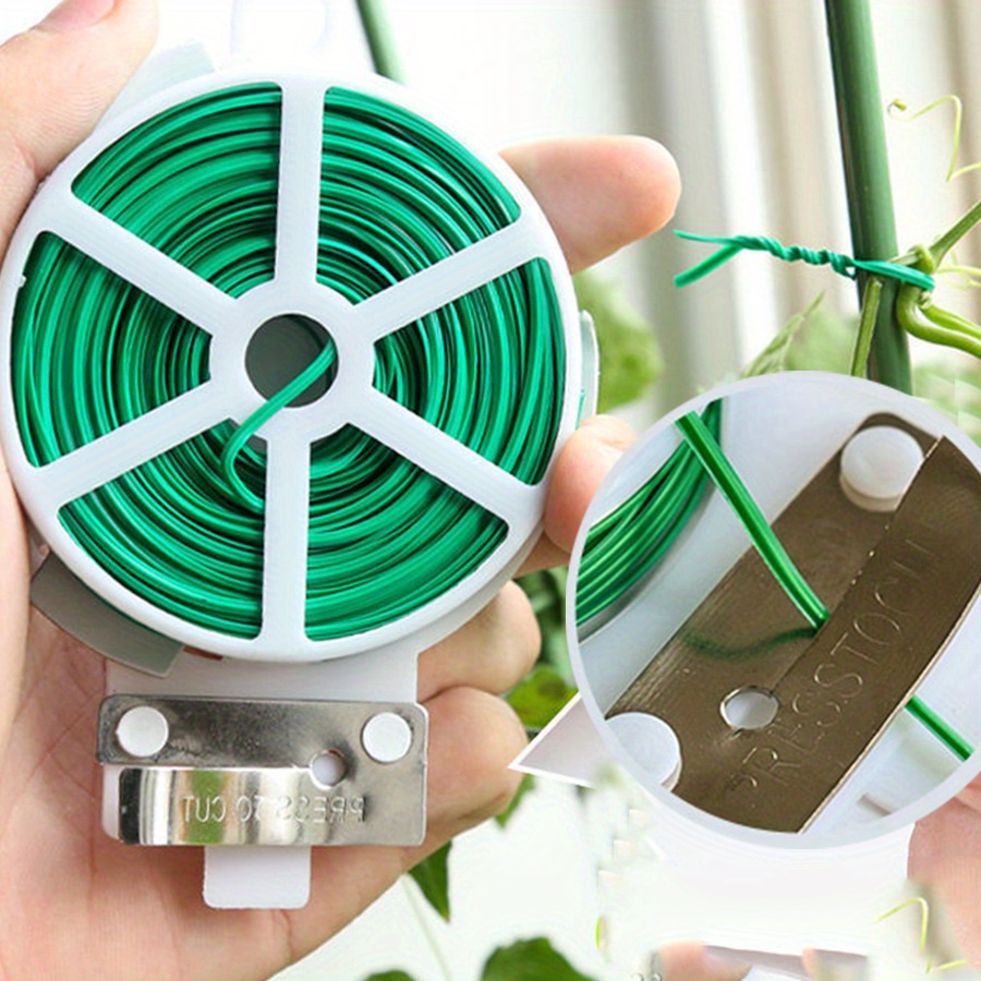 Gear Tie Reusable - 1 rolka 100M wielofunkcyjnych plastikowo-stalowych opasek