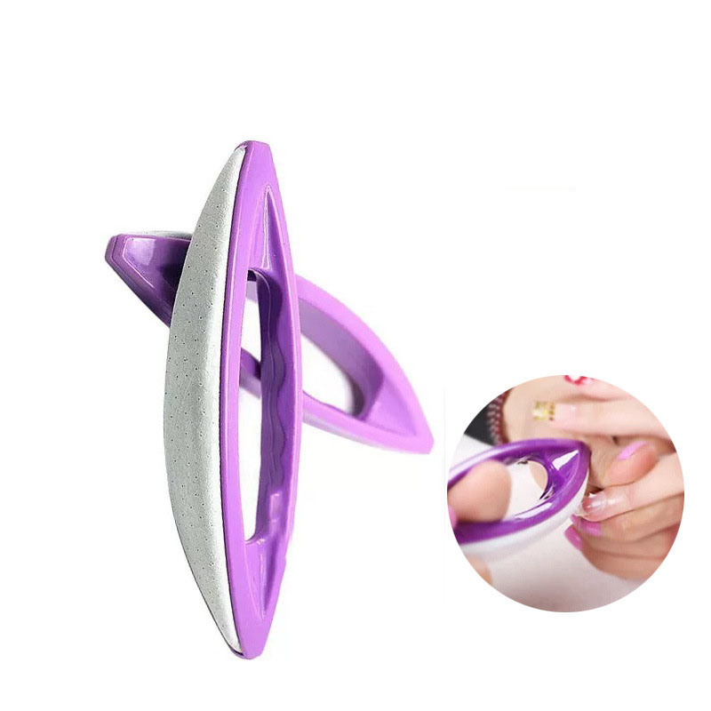 Nail File Titanium - Najlepszy fioletowy pędzel do paznokci ze