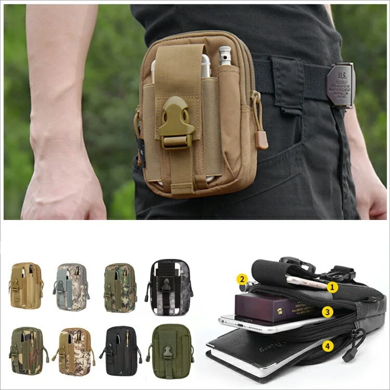 Edc Carry Bag For Men - Taktyczna torba biodrowa EDC Molle, saszetka