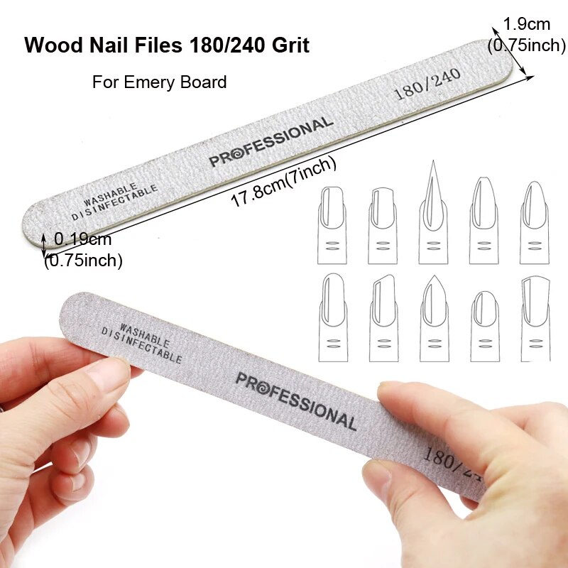 100 sztuk drewniany pilnik do  – Nail File Titanium recenzja i cena