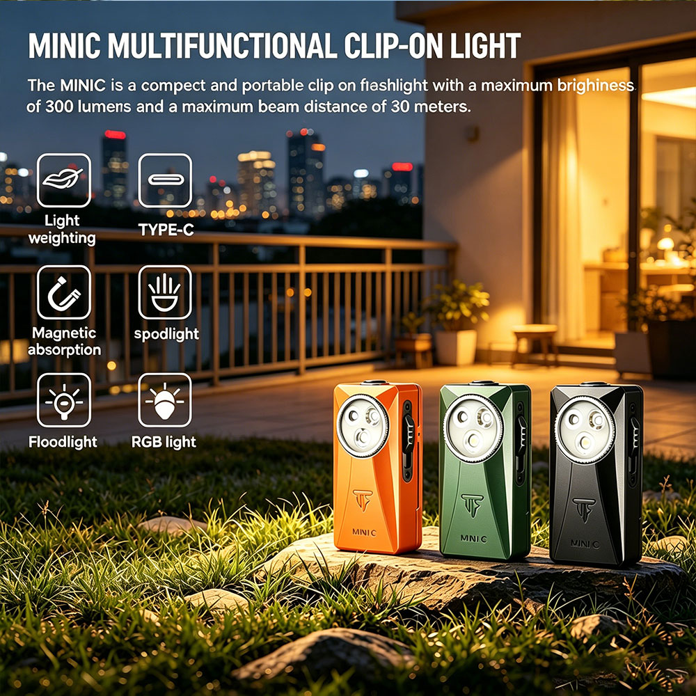 Trustfire MINIC 800 lumenów la – Edc Carry Clip recenzja i cena
