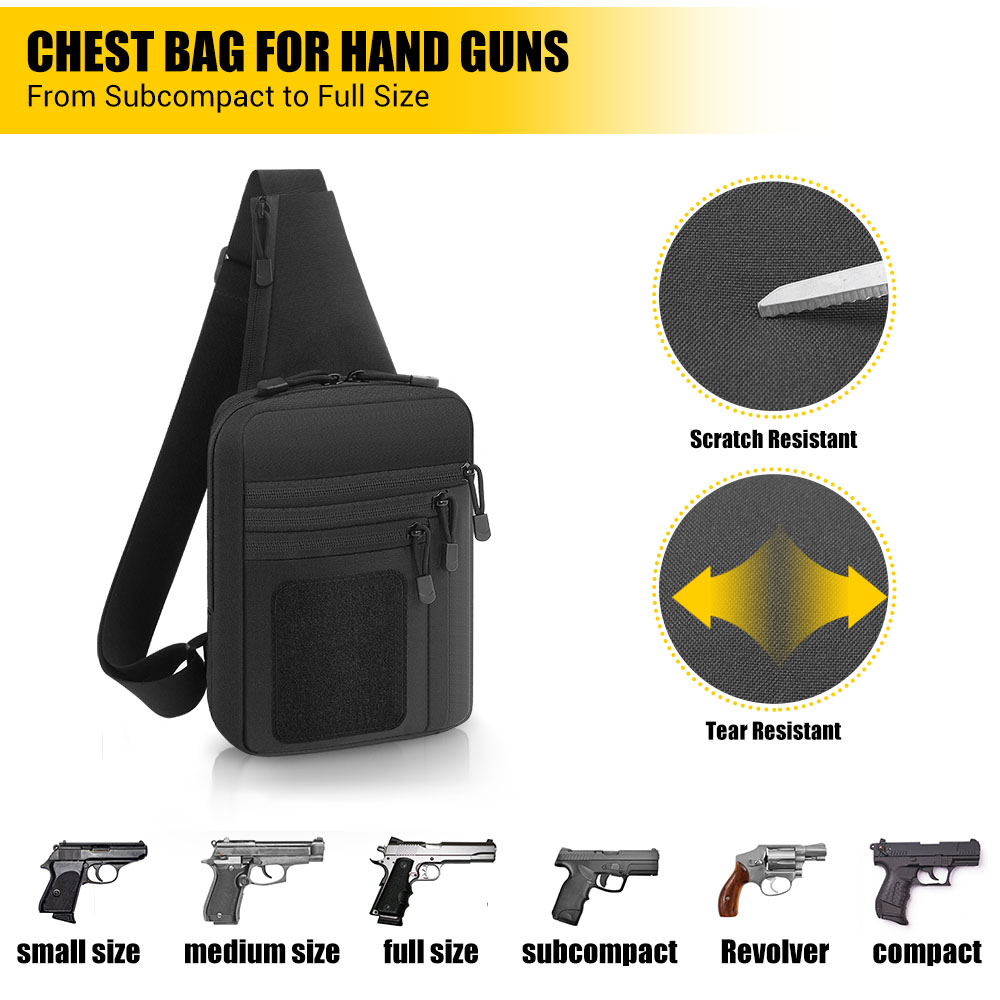 Taktyczna torba na pistolet, k – Edc Concealed Carry Bag recenzja i cena