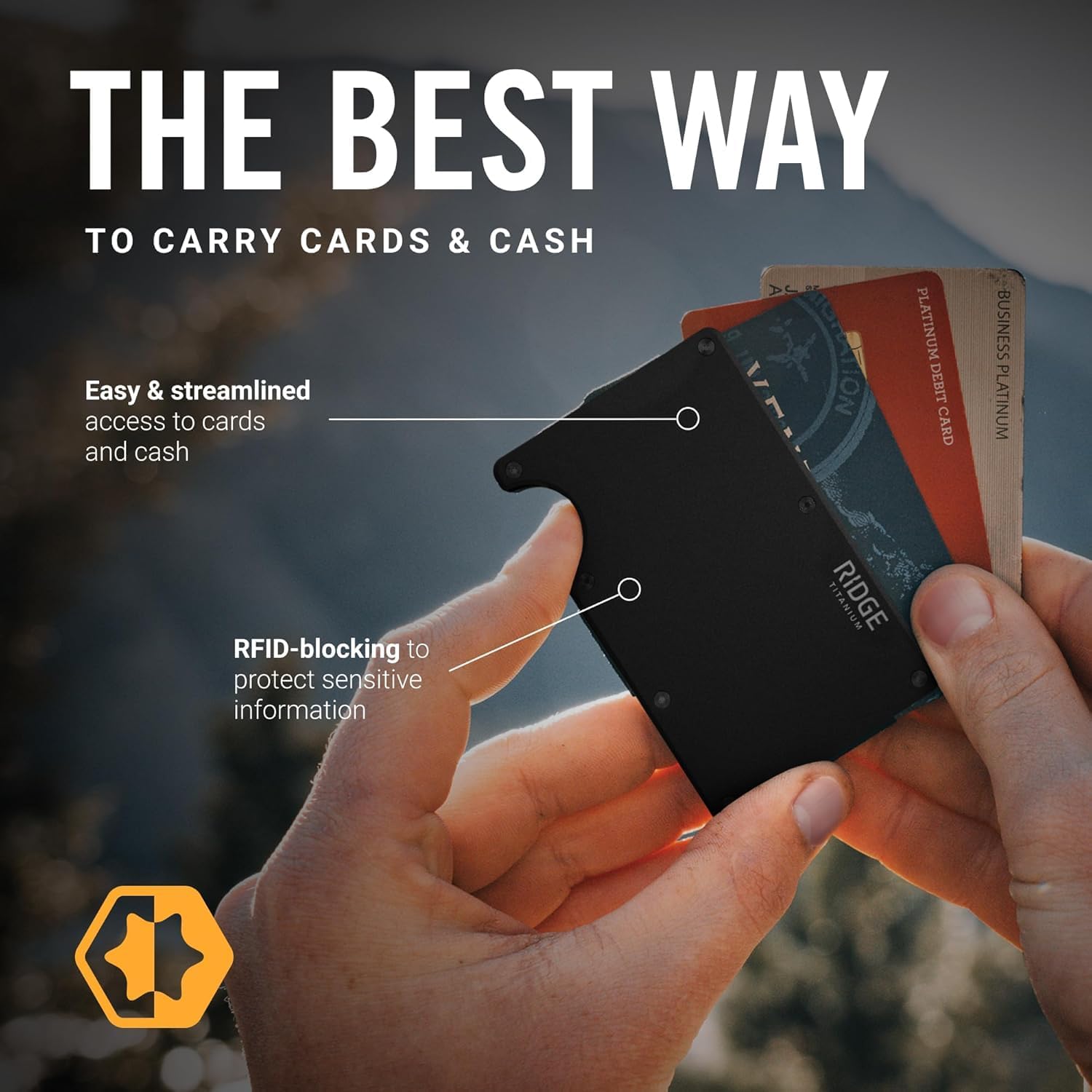 Portfel Ridge dla mężczyzn, po – Wallet Slim Titanium recenzja i cena