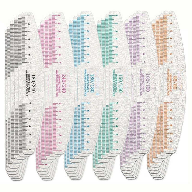 50/100szt Rule Print Pilnik do – Nail File Titanium recenzja i cena