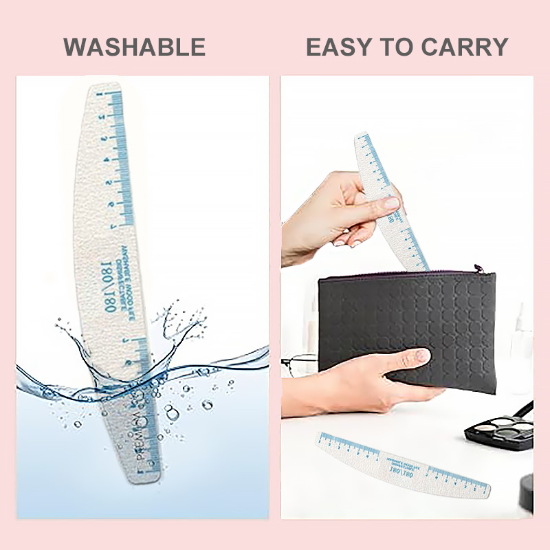 50/100szt Rule Print Pilnik do – Nail File Titanium recenzja i cena