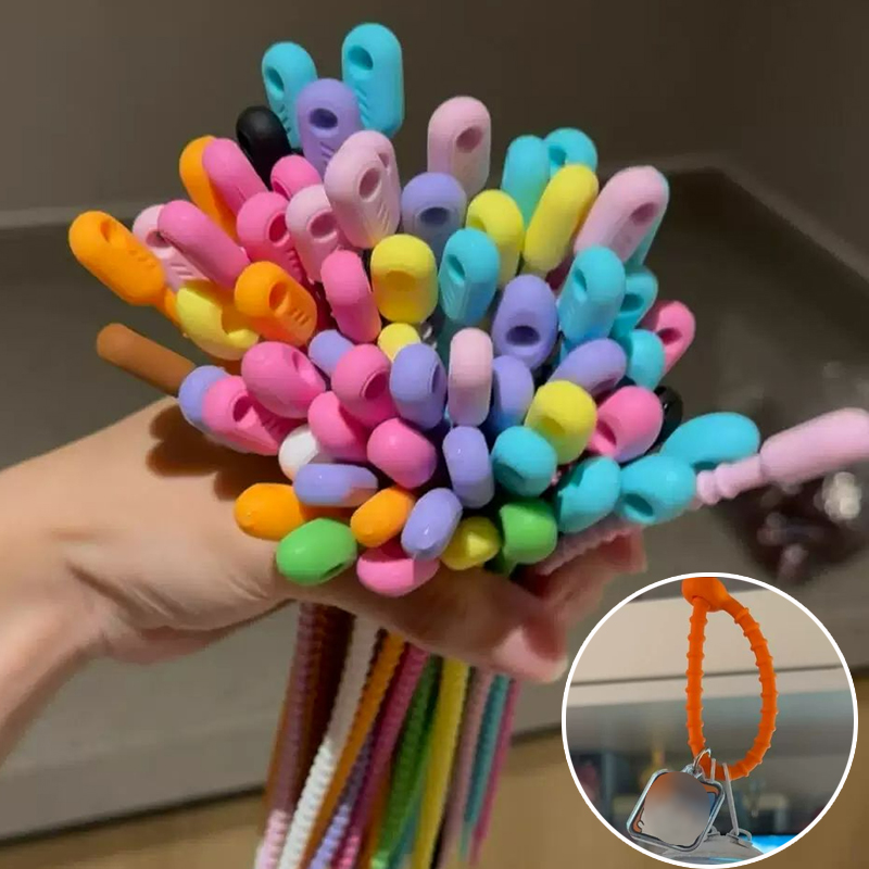200 sztuk/partia Silikonowe, w – Gear Tie Reusable recenzja i cena