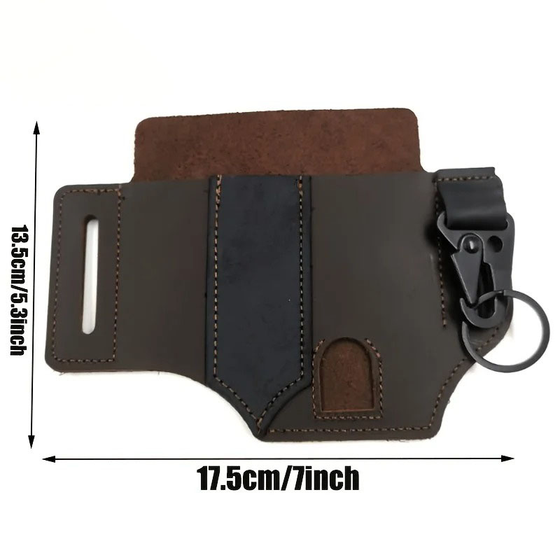 Skórzana kabura EDC z PU, orga – Edc Carry Flashlight recenzja i cena