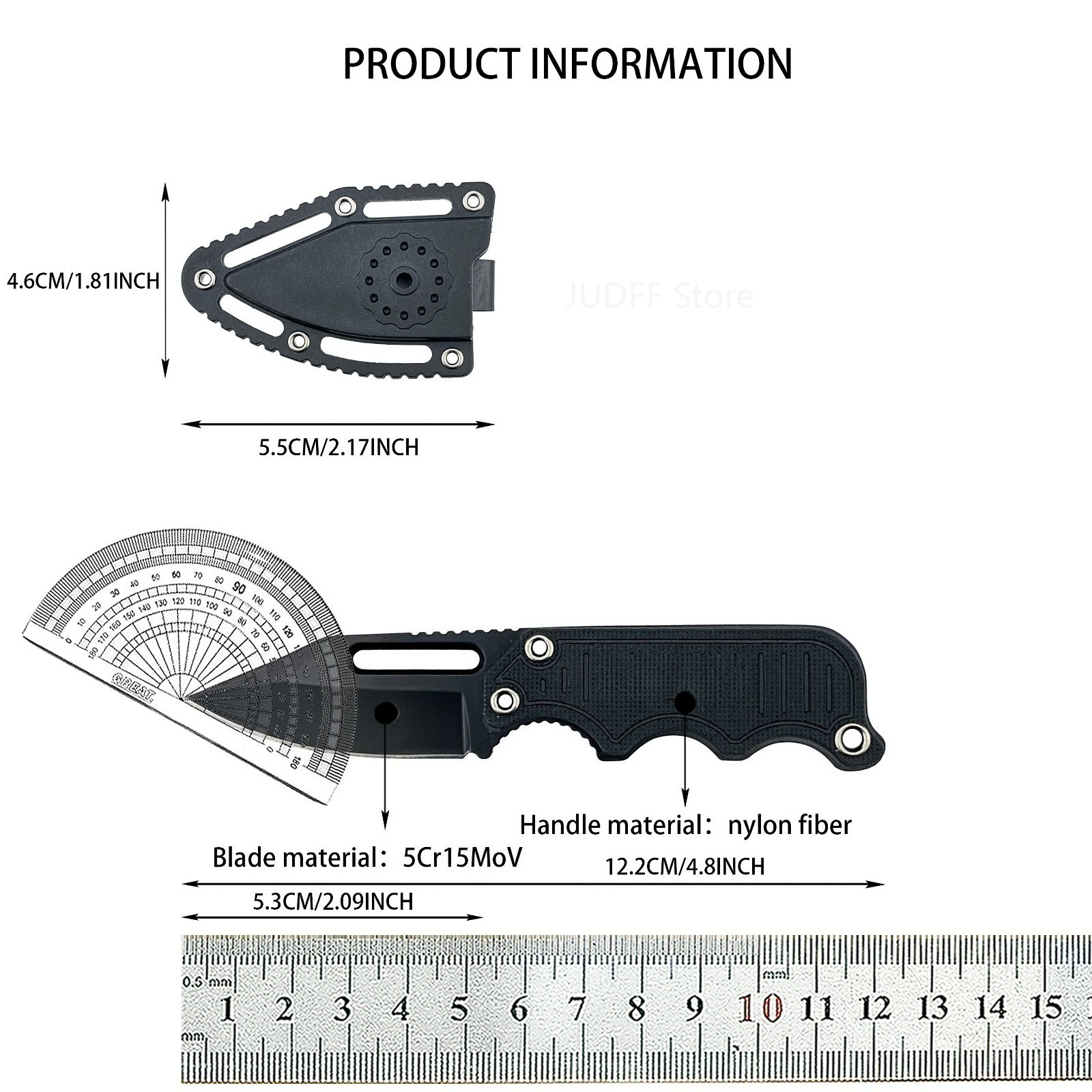 Codzienny nóż EDC z ostrzem st – Edc Pocket Carry Fixed Blade recenzja i cena