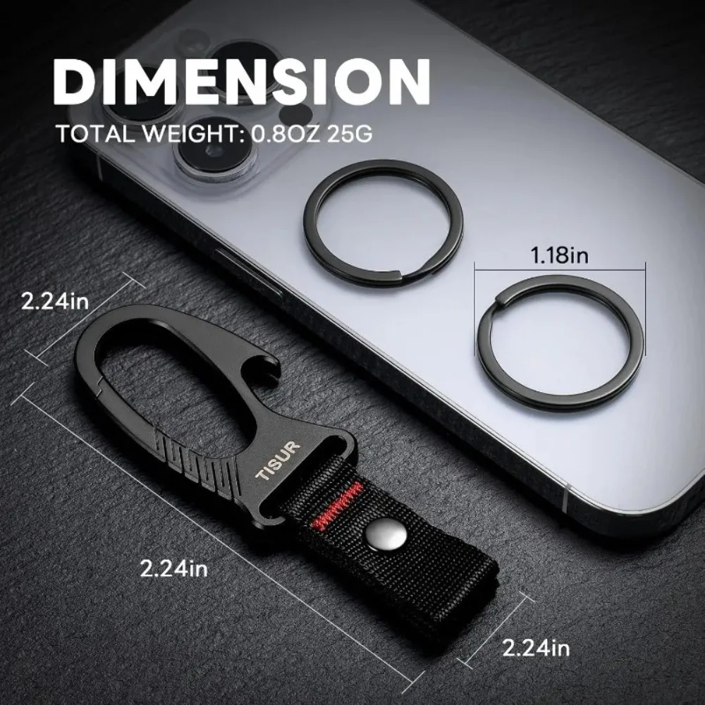 Tytanowy karabińczyk z klipsem – Edc Carry Clip recenzja i cena