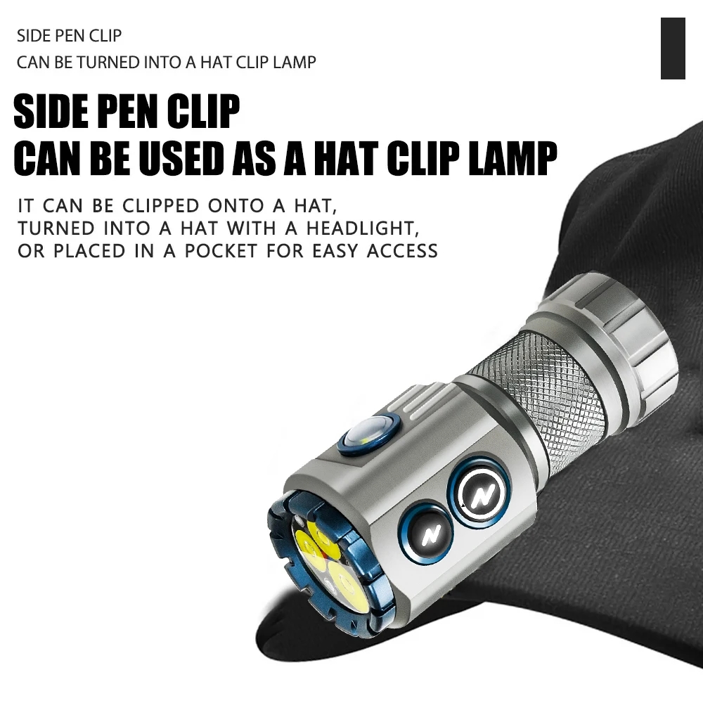 Potężna latarka EDC 2000 lm ty – Edc Carry Flashlight recenzja i cena