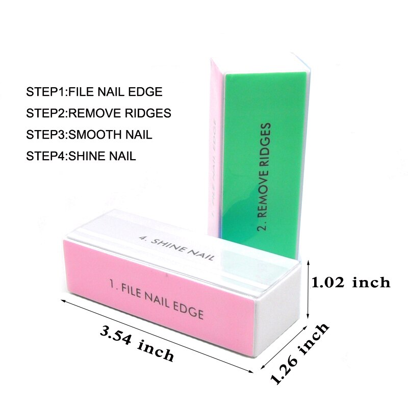 5 sztuk kolorowych bloków pole – Nail File Titanium recenzja i cena