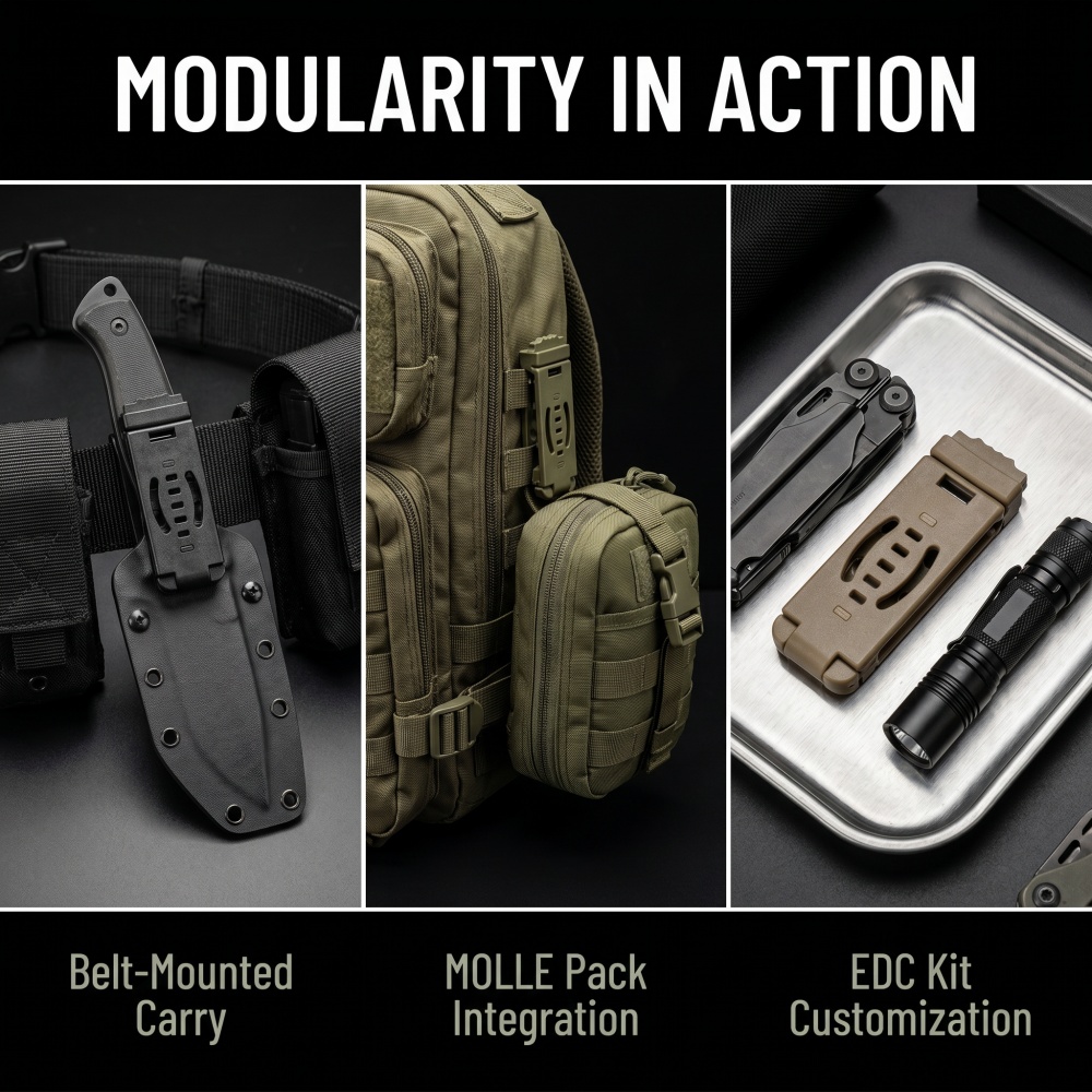 Klip do kabury Kydex DIY, moco – Edc Carry Clip recenzja i cena