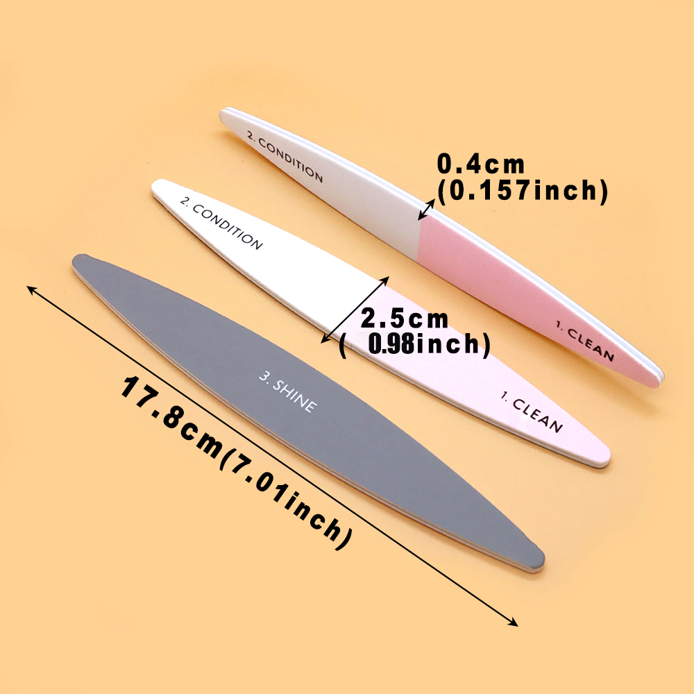30 szt. Trójstronnych pilników – Nail File Titanium recenzja i cena