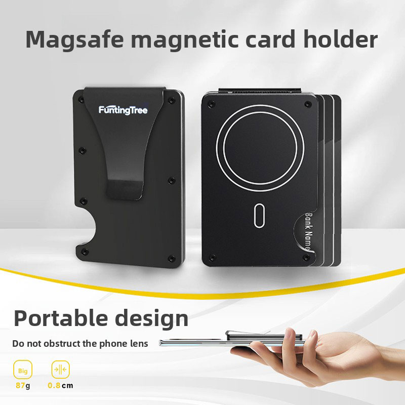 Kompatybilny z MagSafe Wallet, – Money Clip Magnetic recenzja i cena
