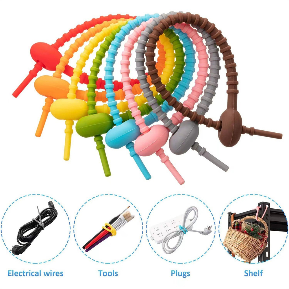 10 sztuk/partia Wielokolorowe  – Gear Tie Reusable recenzja i cena