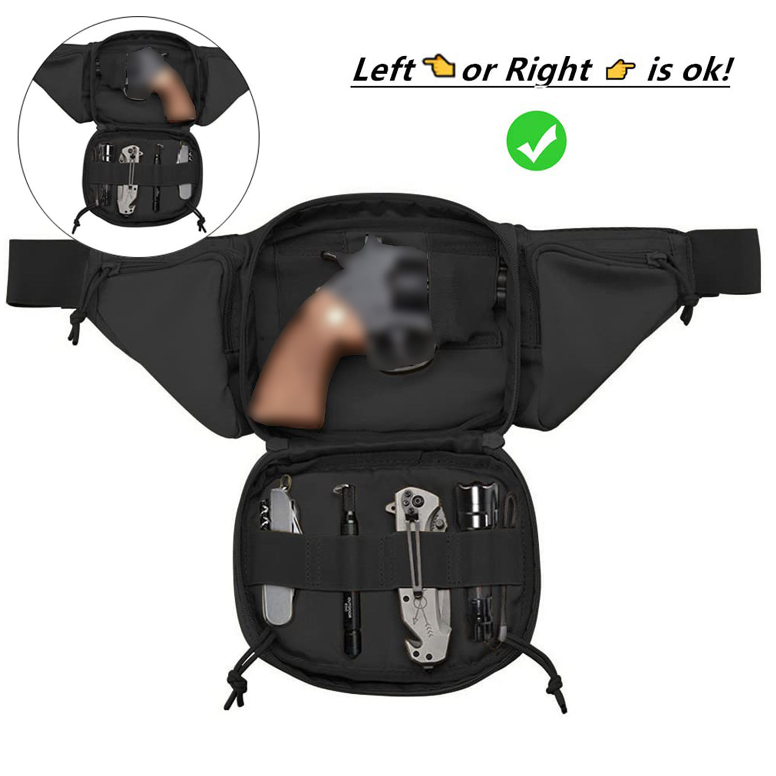 Taktyczny piterek kabura na br – Edc Carry Bag For Men recenzja i cena